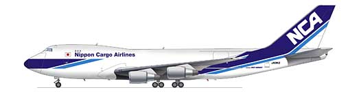ボーイング747-400F 側面
